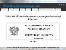 Tablet Screenshot of mirako.pl